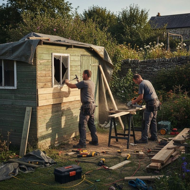 Shed Door Repair